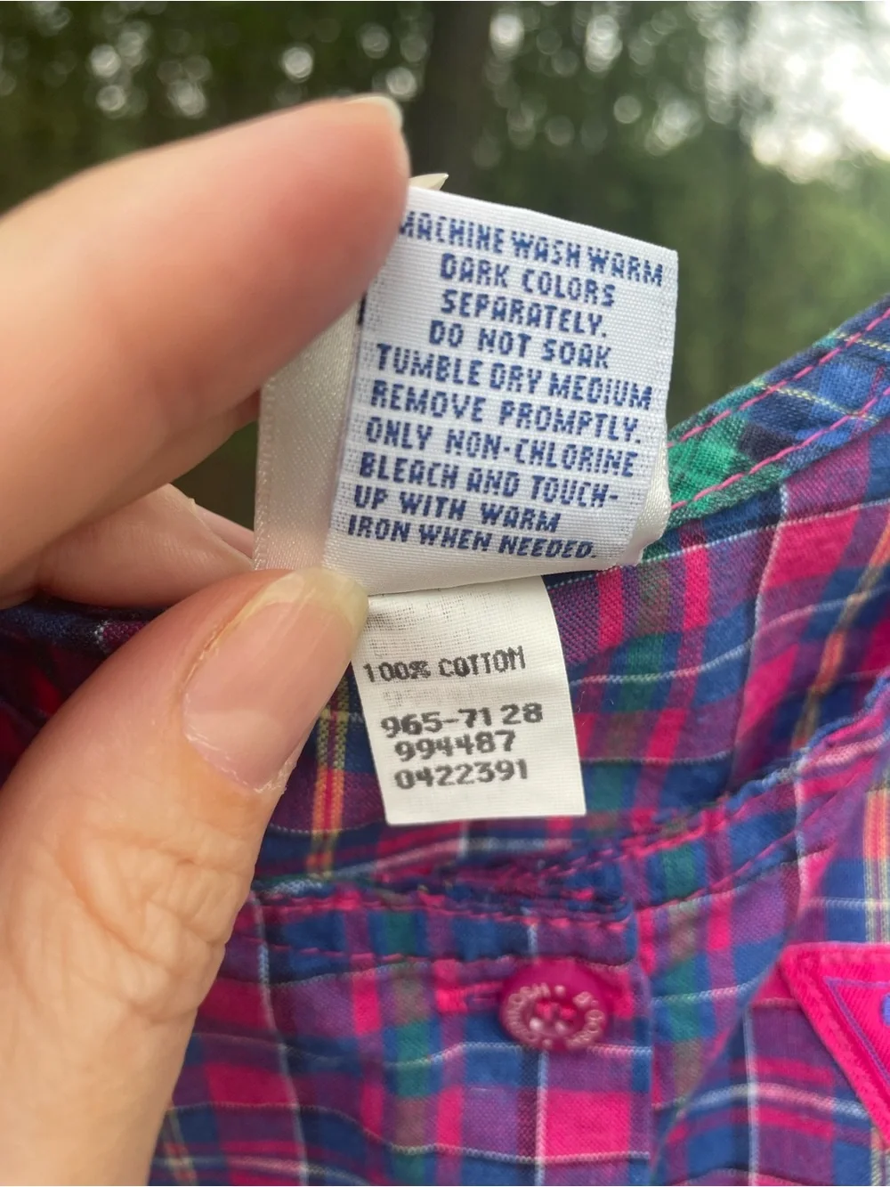 VTG 90’s Made in USA 🇺🇸 HTF! OshKosh B'gosh Pink & Blue Plaid Sleeveless Dress